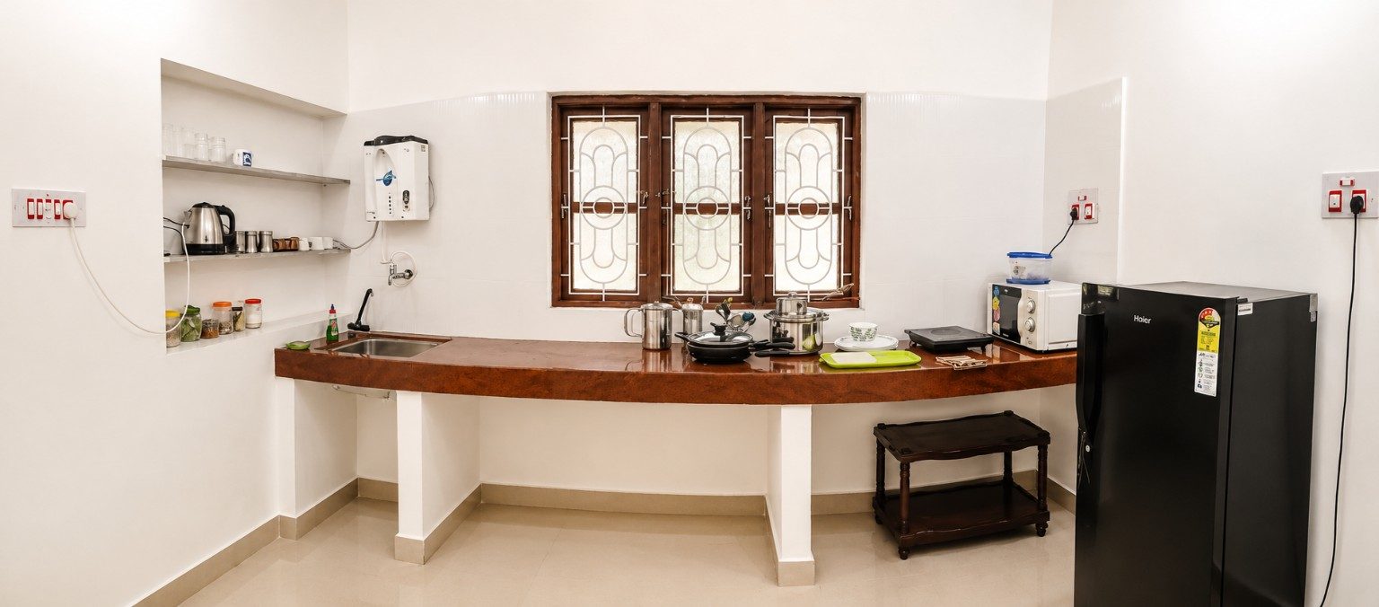 Lotus Apartment kitchen overview
